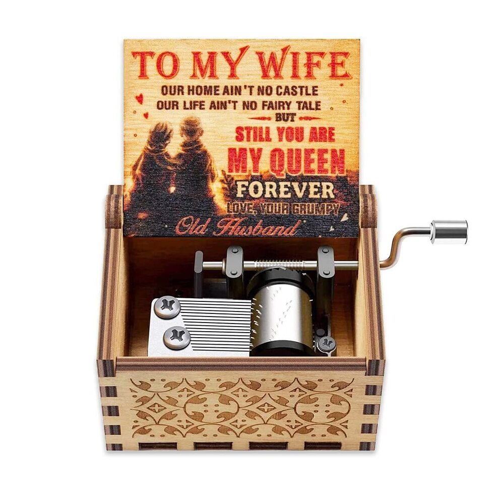 8941 Wife Queen Music Box Gift for Christmas, Birthday Mother Day
